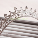 Wedding Bridal Princess Austrian Stunning Crystal Hair Tiara Crown Veil Headband